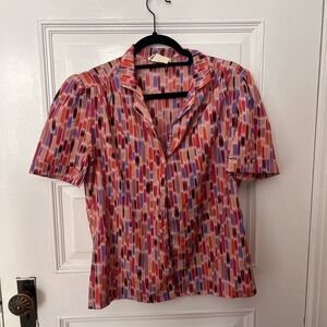 Colorful Patterned Women's Top